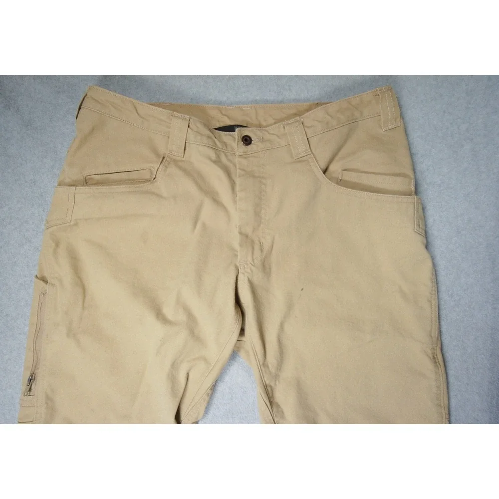 1620 Pants Men 38 Beige Cordura Utility Work Carpenter Tactical USA Workwear